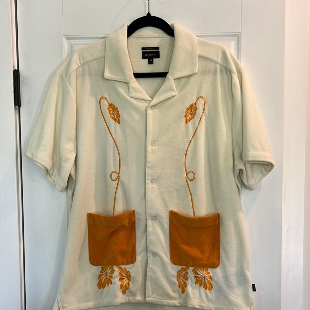 Brixton Bunker Reserve Terry Cloth Shirt EUC